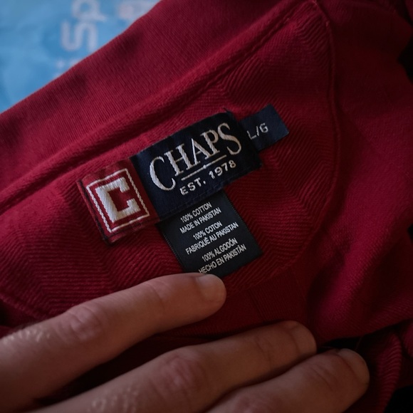 Large Chaps Red Polo - Picture 3 of 3